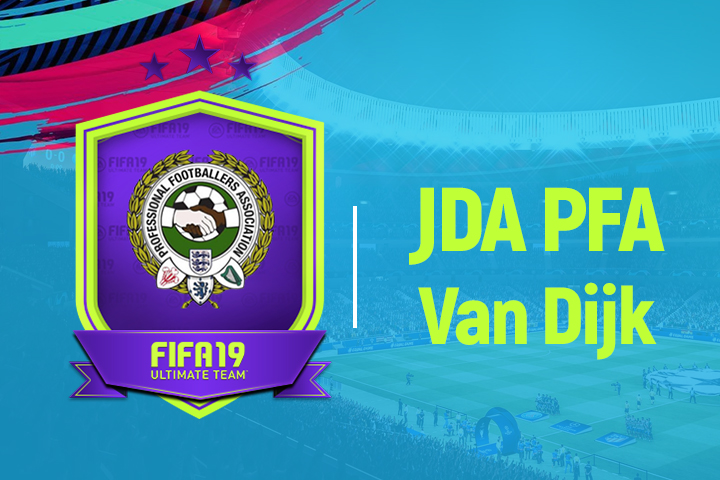 FIFA 19 : Solution DCE Van Dijk Joueur de l’année PFA